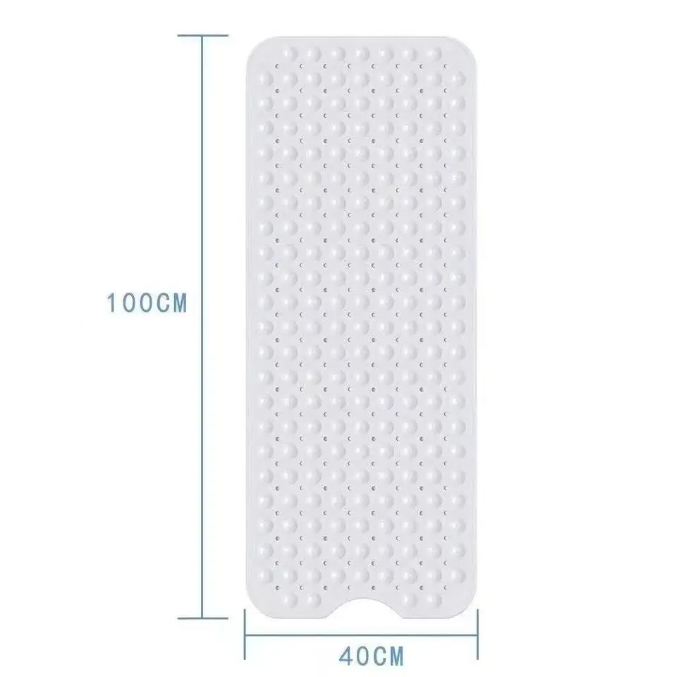 100*40cm Mat Bathtub Bath Mat PVC Large Bathtub Safety Shower Non-slip Bath Mats With Suction Cups Floor Mat