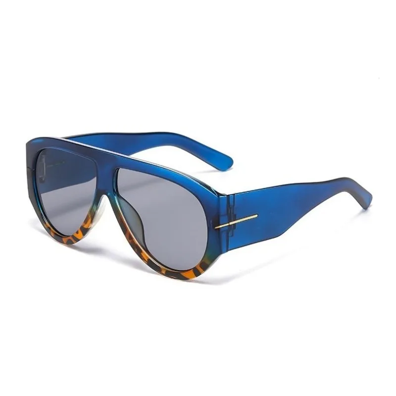Nieuwe trendy oversized grote frame Y2K cat eye zonnebril voor dames vintage retro ovale gradiënt zonnebril UV400 decoratie zonnebril