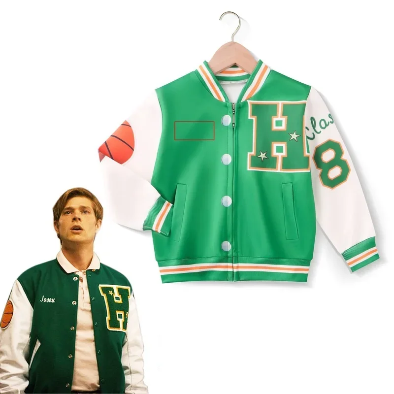 Halloween Stranger cos 4 Things Chrissy Cunningham Cosplay Costume Cheerleader Hawkins High School Lucas Sinclair Jacket Dress