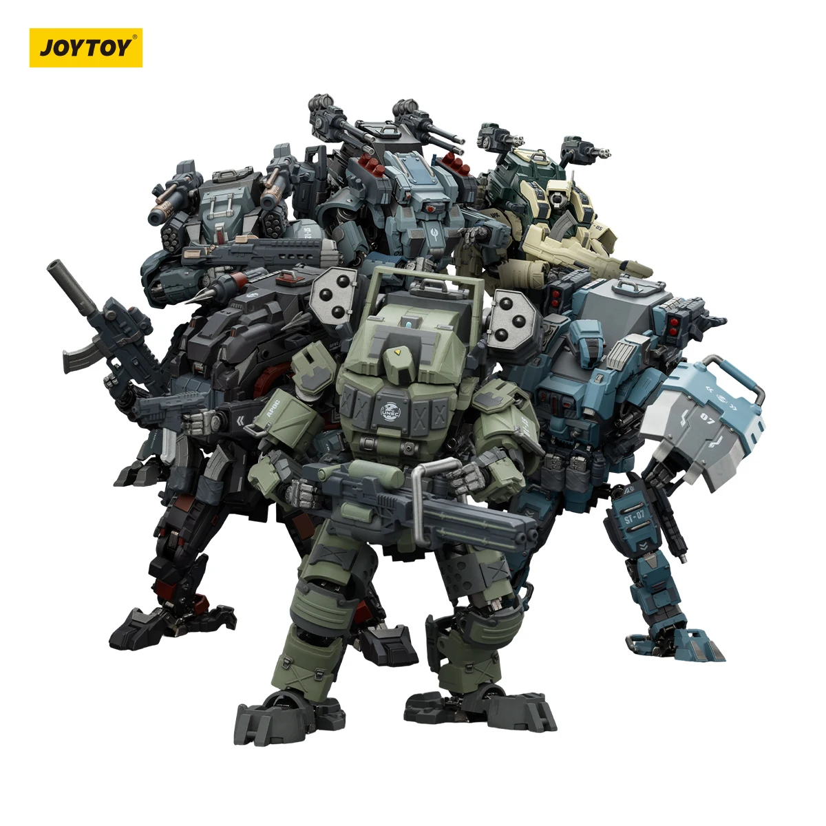 

JOYTOY Apocalypse Series 6 models 1/25 Action Mech Figure Annihilator Falcon Iron Assault Bedrock Sentence Storm Dauntless Toys