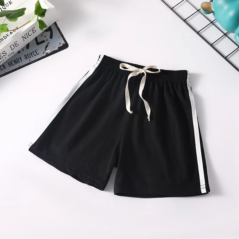 Summer Baby Boy Clothes Children Girls Side Stripe Shorts Kid Cotton Fashion Sports Bottom Casual Jogging Shorts