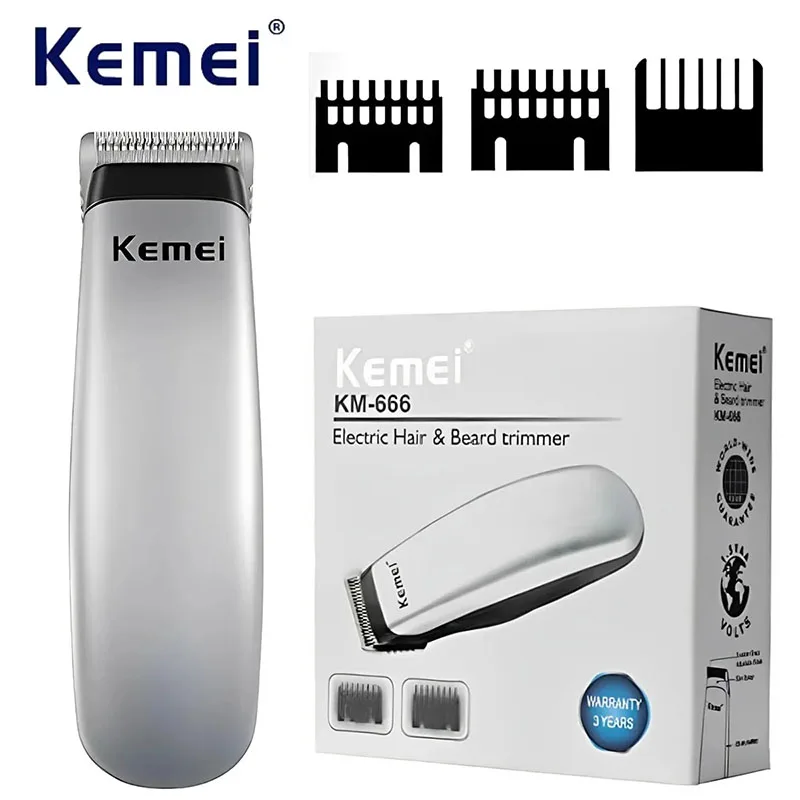 Kemei KM-666 Mini Electric Hair Clipper Men's Hair Clipper Professional Hair Cutting Beard Barber Hair Shaver