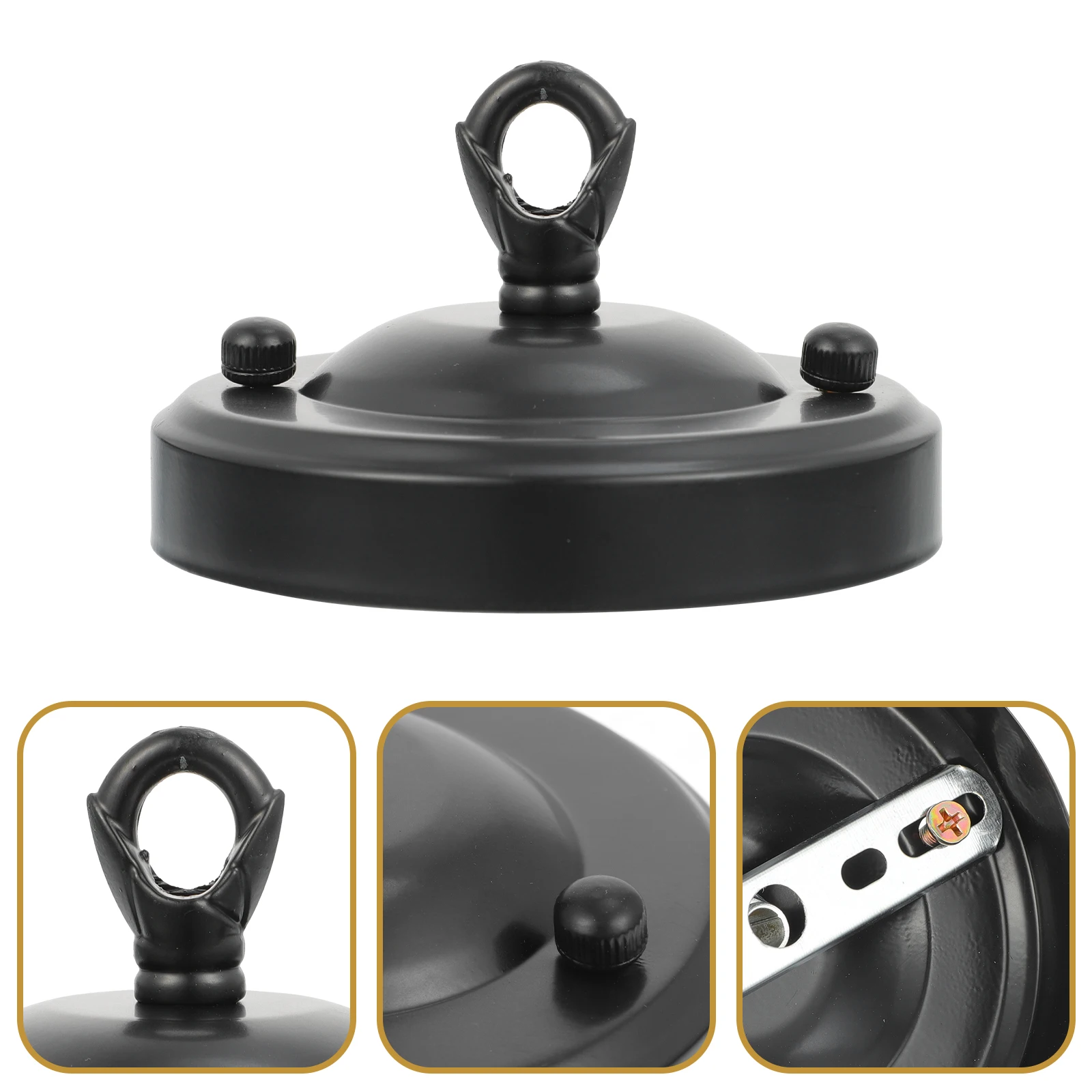 

Chandelier Canopy Kit Durable Ceiling Light Mounting Plate Easy Assembly Decorative Hanger For Indoor Lighting Cafes Corridors