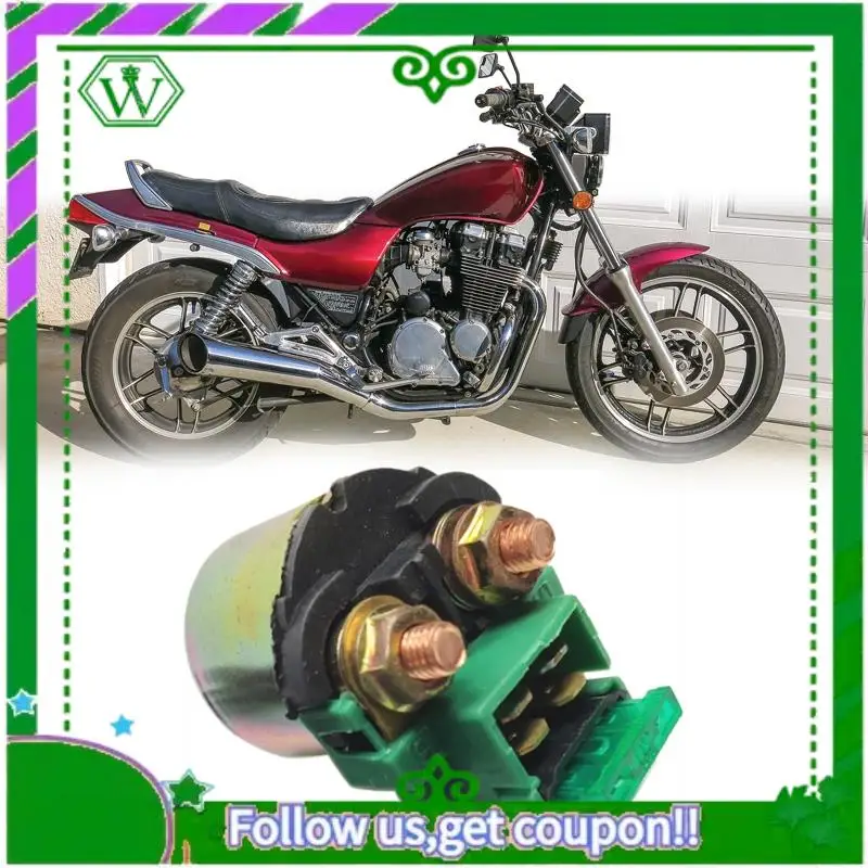 

AC34-Motorcycle Starter Solenoid Relay Ignition Switch For HONDA VT500C For KAWASAKI KLF220 KLF250 EL250 EN500