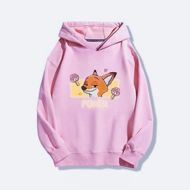 سويت شيرت بقلنسوة أرنب جودي فوكس نيك أنيمي فضفاض مناسب للرجال والنساء للخريف والشتاء في الهواء الطلق أفضل اختيار معطف #1