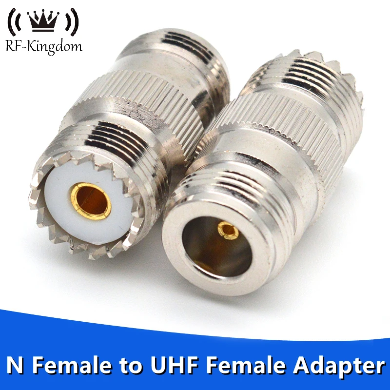 N femmina a UHF SO239 PL-259 femmina adattatore coassiale RF connettore NK - UHFK