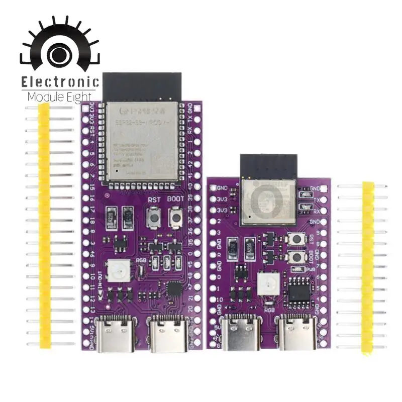 ESP32 ESP32-C3 AI-C3 ESP32-C3-DevKitM-1 ESP32-C3-MINI-1 AI-S3 ESP32-S3 N16R8 ESP32-S3-DevKit C Dual Type-C USB development board