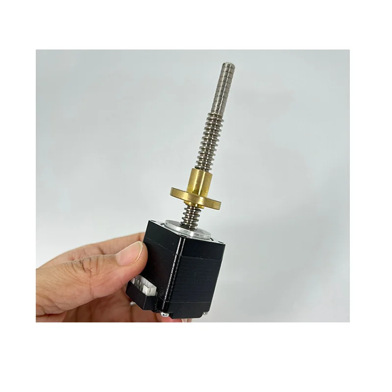 28 Linear Screw Stepper Motor T8 Motor Special Price 1.8 ° Two-Phase Stepper Motor T-Shaped Screw 3D Printing Screw