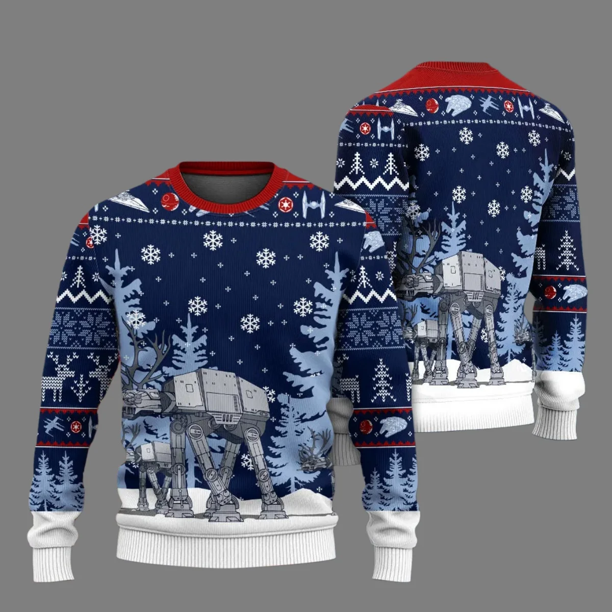 ديزني بيبي يودا عيد الميلاد سترة قبيحة الرجال المرأة ثلاثية الأبعاد سترة قبيحة دارث فيدر سترة عيد الميلاد القبيحة أنيمي عيد الميلاد سترة القمم #1