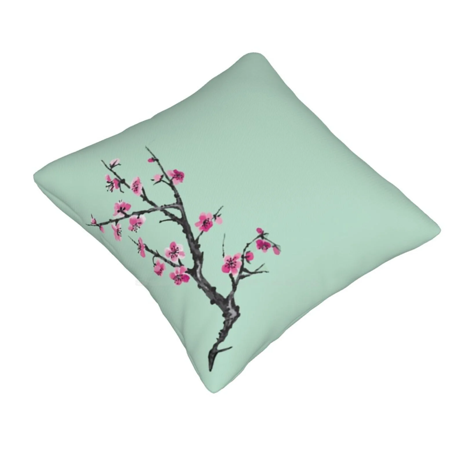 Arizona Green Tea-Cherry Blossom Funny Cute Decor Square Pillowcase Iced Tea Sadboys Arizona Tears Aesthetic Ginseng Yung Lean