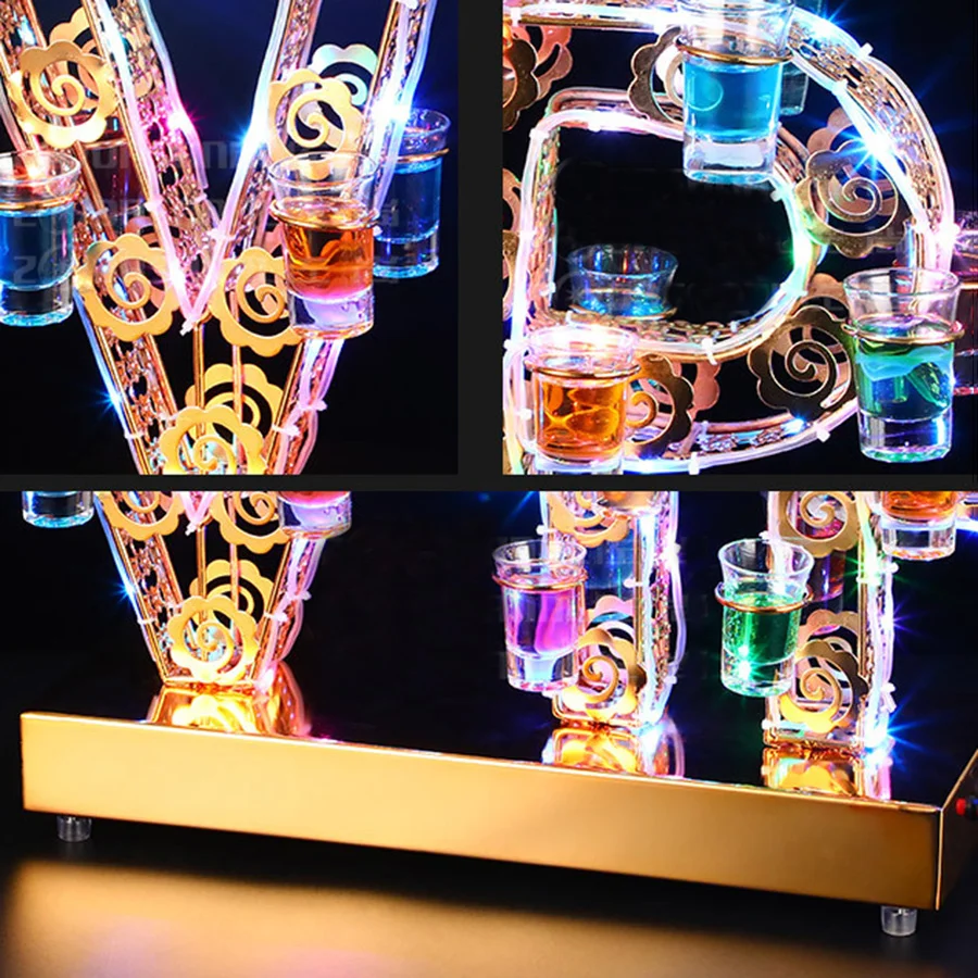 Подставка для коктейлей в форме VIP