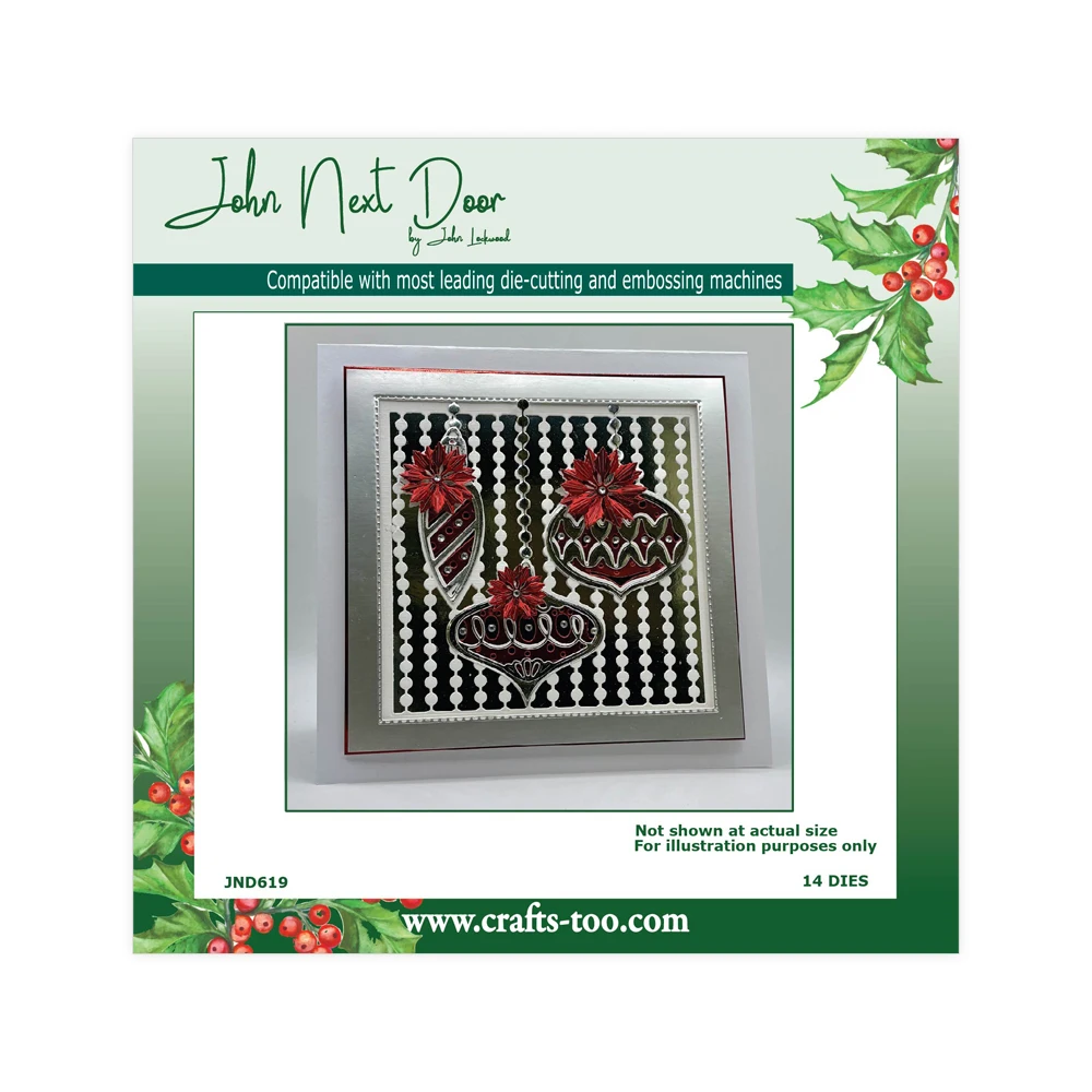 John Chocolate Deer Penguin Swirl Joy Duo Meggies Baumkugel Muschel-Quadrat-Stanzformen DIY Handgemachtes Scrapbook Oktober 2026 – Detail 17