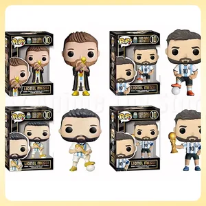Funko Pop Figuren Actionfigur Fußball -Superstars Messi Funko Edition Gold Model Doll Dekoration Dekoration Geschenke Weihnachtsgeschenk 12 Hauptverkaufsmünzen Naruto - №9
