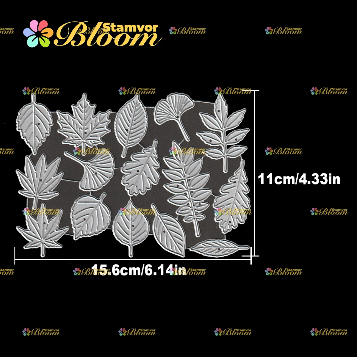 Original Lovely Fall Thanksgiving Spring Leaves Maple Metal Cutting Dies Scrapbooking Decorative Embossing