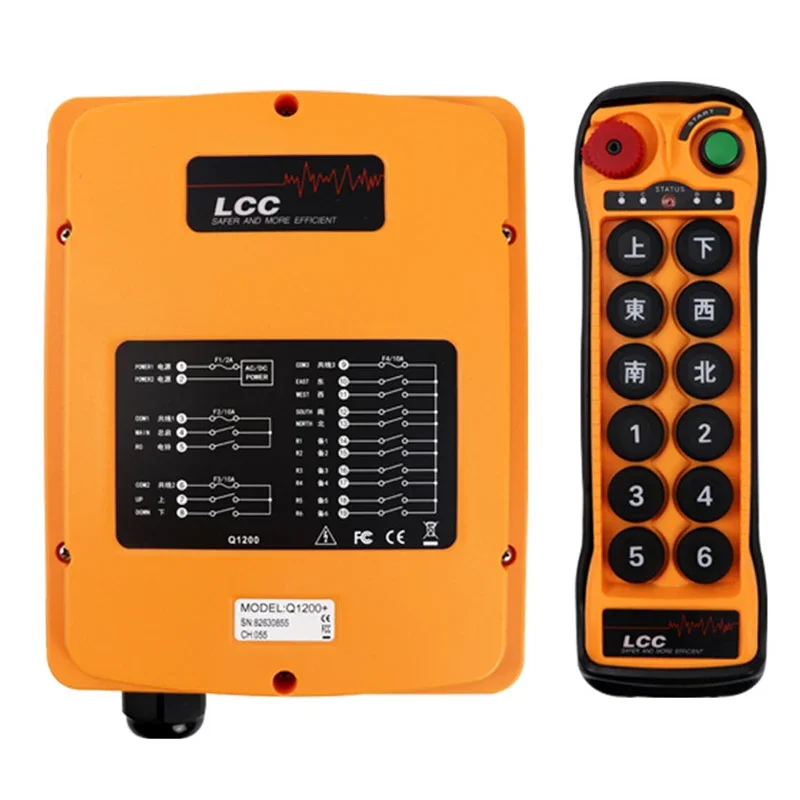 Hot selling Q1200 industrial radio remote control crane q1212 button wireless remote control