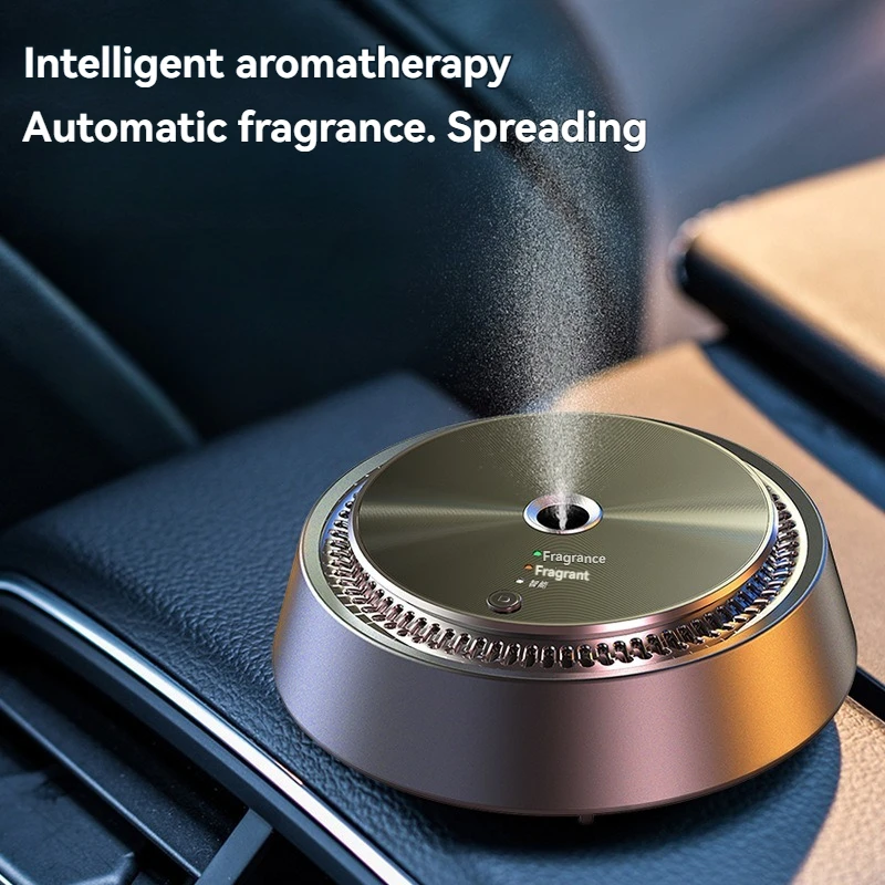 Popular Car Spray Aroma Diffuser, Car Aluminum Alloy Aerosol Diffuser, Intelligent Car Aromatherapy