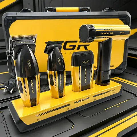 VGR Hair Trimmer Professional Clipper Electric Shaver Powerful Hair Dryer Barber Combo Haircut Cordless Trimmer for Men V-285S4