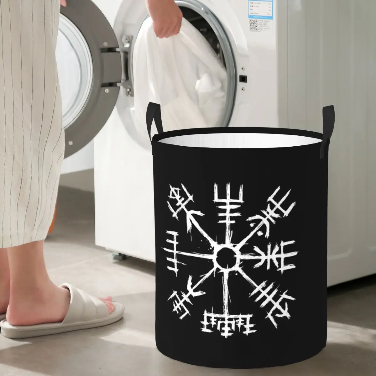 

Viking Compass Vegvisir Складные корзины для белья Корзина для хранения грязной одежды и игрушек Домашний органайзер Коробка