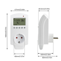 Tuya WIFI Digital Thermostat Socket AC 220V 16A Outlet Plug Remote Temperature Controller Timer Switch Cooling Heating Wholesale