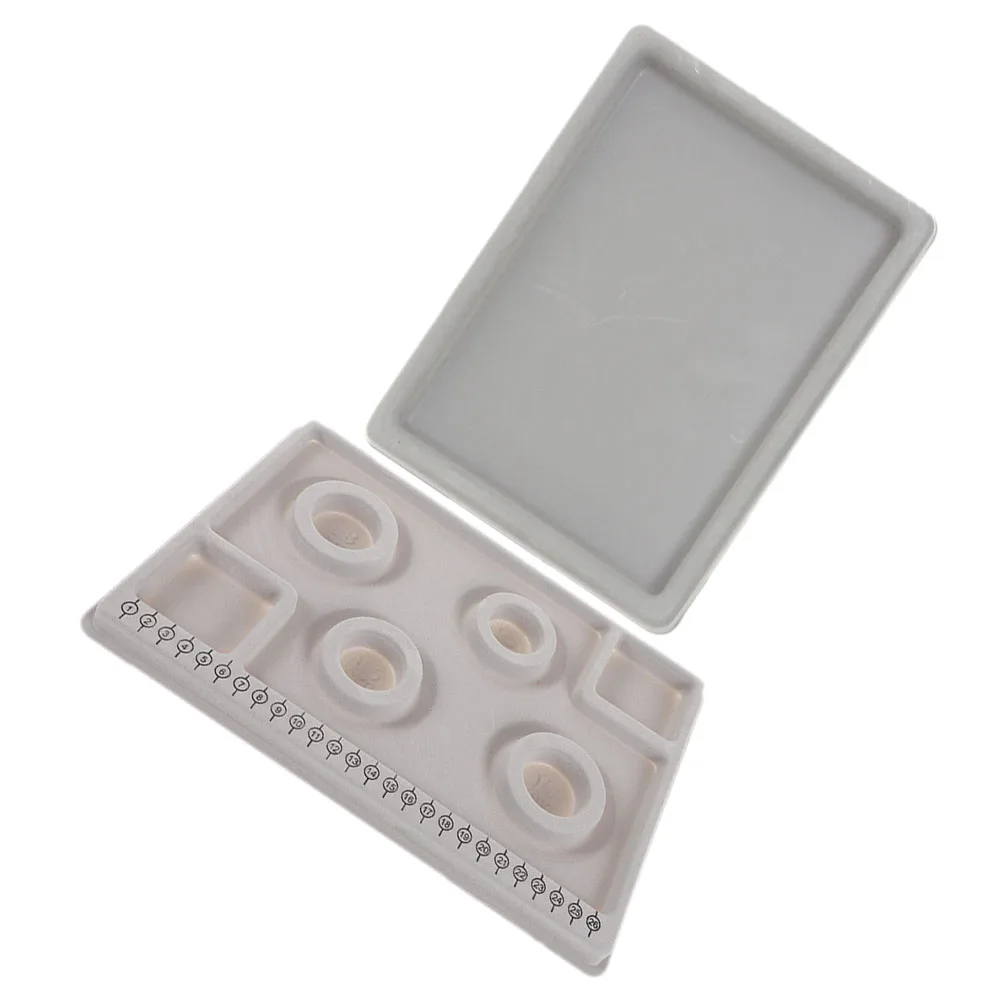 2 pezzi di design per bracciale, tappetino per perline, per la creazione di gioielli, vassoio per perline, strumento, forniture artigianali durevoli, accessori fatti a mano, organizzazione