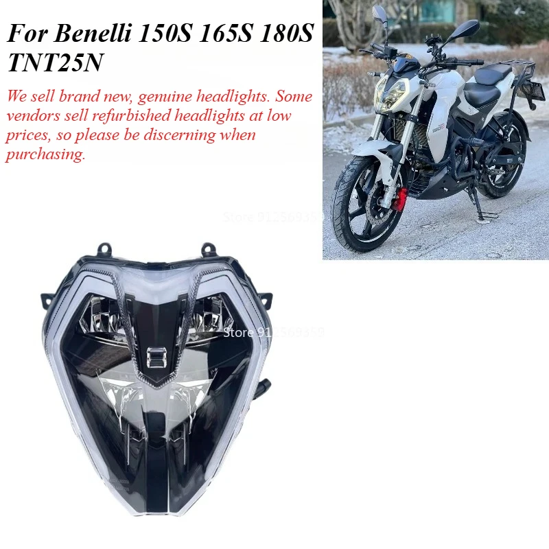 Aplicable a Benelli BJ150S 165S 180S faro original BJ150-31 conjunto de faro de iluminación delantera