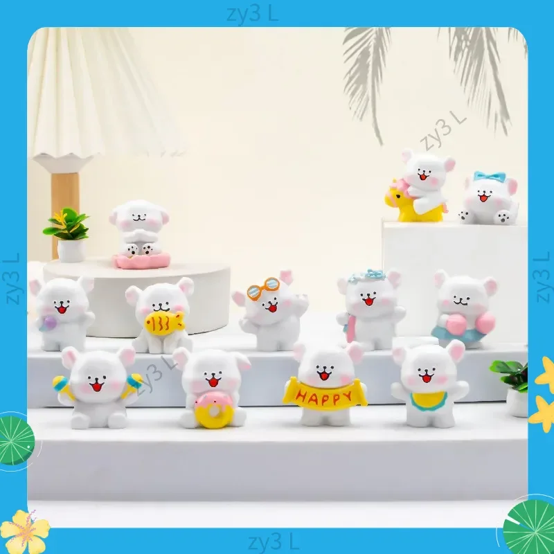 

2025 Happy Little Dog, повседневная милая зернистая слепая коробка, серия, Коллекционная фигурка, модная слепая коробка, игрушка, украшение для рабочего стола, кукла в подарок