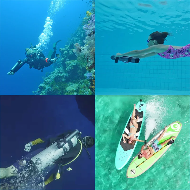 Underwater Scooter Portable Design Electric Diving Under Fast Speed Underwater Water Sea Scooter