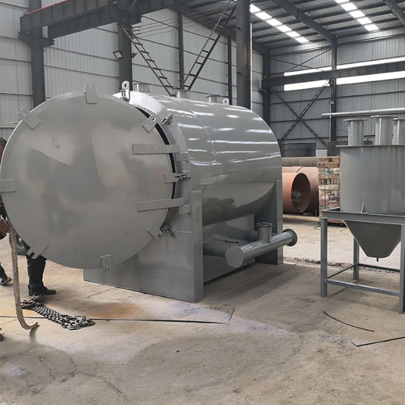 Horno de carbonización de 3 toneladas Horno de carbón de alta eficiencia Horno de carbonización de cáscara de maní