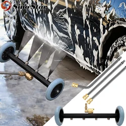 Pressure Washer Undercarriage Cleaner Power Washer Surface Cleaner Attachments Under Car Wash Water Broom with Extension Wand