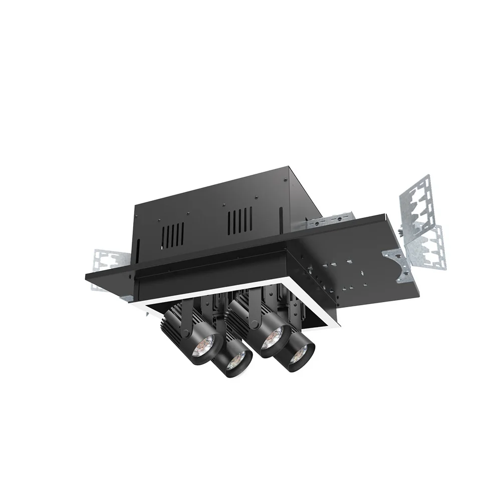 Allow For 30-degrees Across Pull LED Trim And Trimless Multiple Recessed Downlights With A 360- plus Degree Rotation