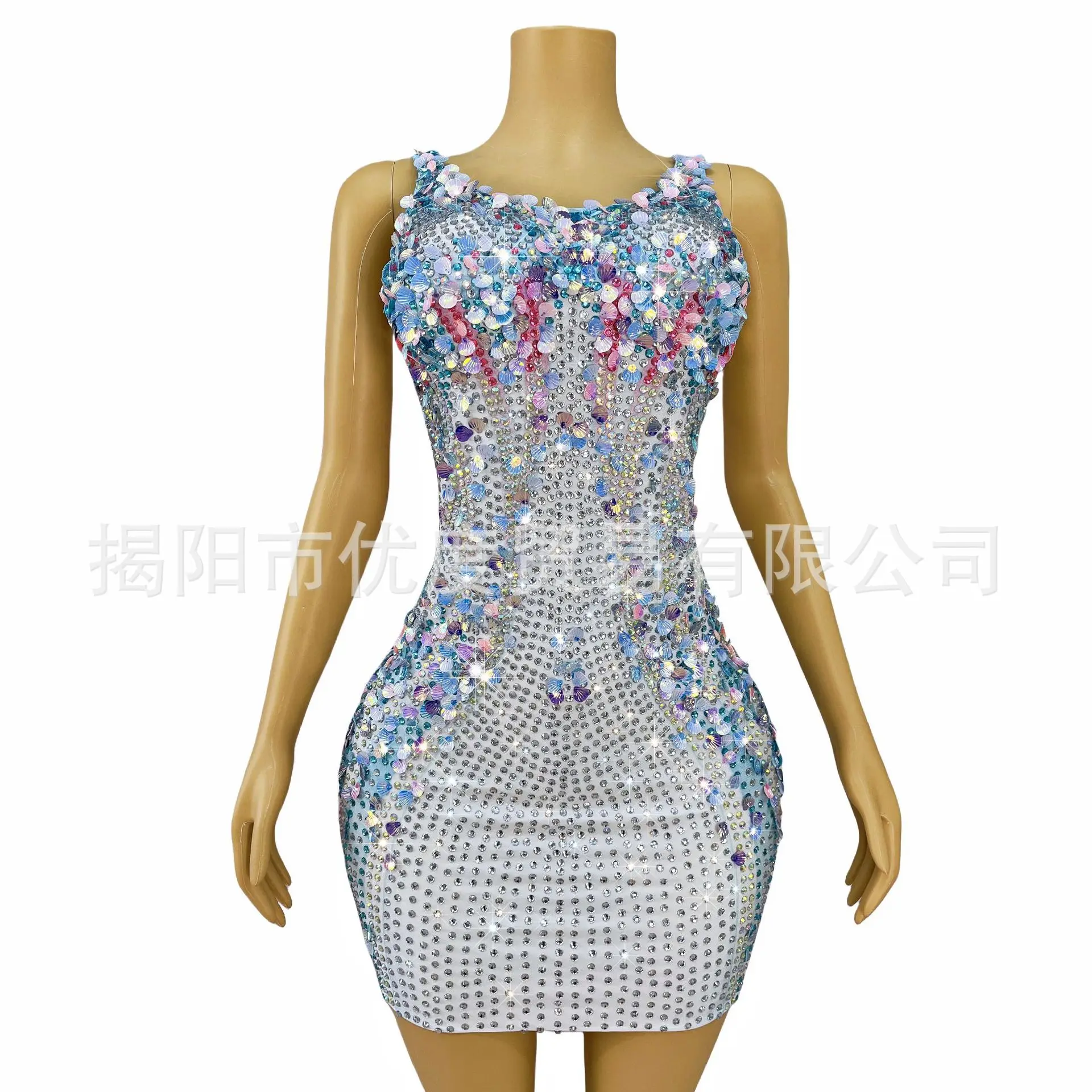 

Сексуальная юбка на бедрах со стразами, форма для того же дня рождения, вечеринки, вечеринки, синяя юбка-форма, Vestidos Para Festas Luxuosas