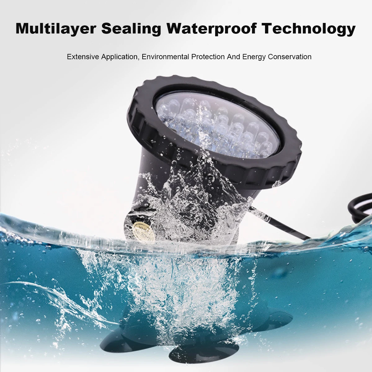 1/2/3/5pcs Color Changing Pond Lights IP68 RGB Spotlight Underwater 36LEDs Submersible Spot Lights for Garden Lawn Tree Fountain