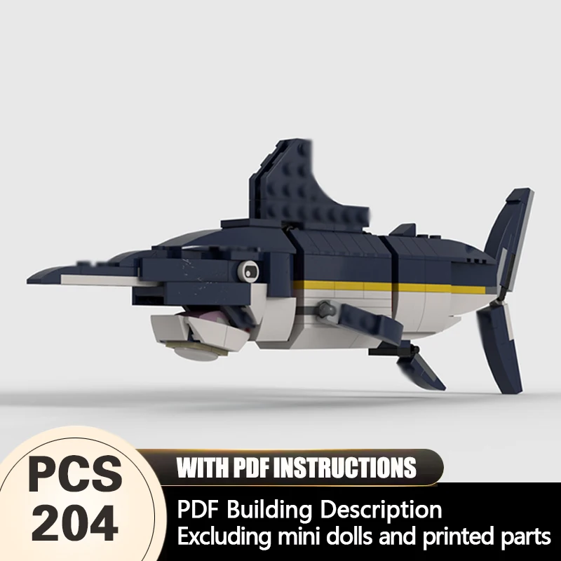 

Creators Animal Series Model MOC Building Bricks Marlin Modular Technology Gifts Holiday Assemble Children Toys Suit