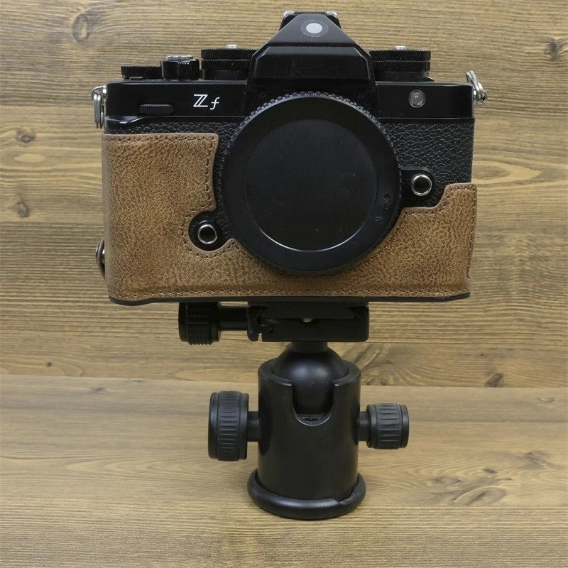 Camera bag protective case For Nikon ZF retro camera bag zf protective cover handle half cover, base case