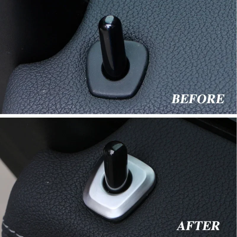 For BMW X1 F48 X2 F39 2016 - 2022 Car Door Latch Lifter Pin Sequins Door Lock Bolt Panel Covers Trim Accessories
