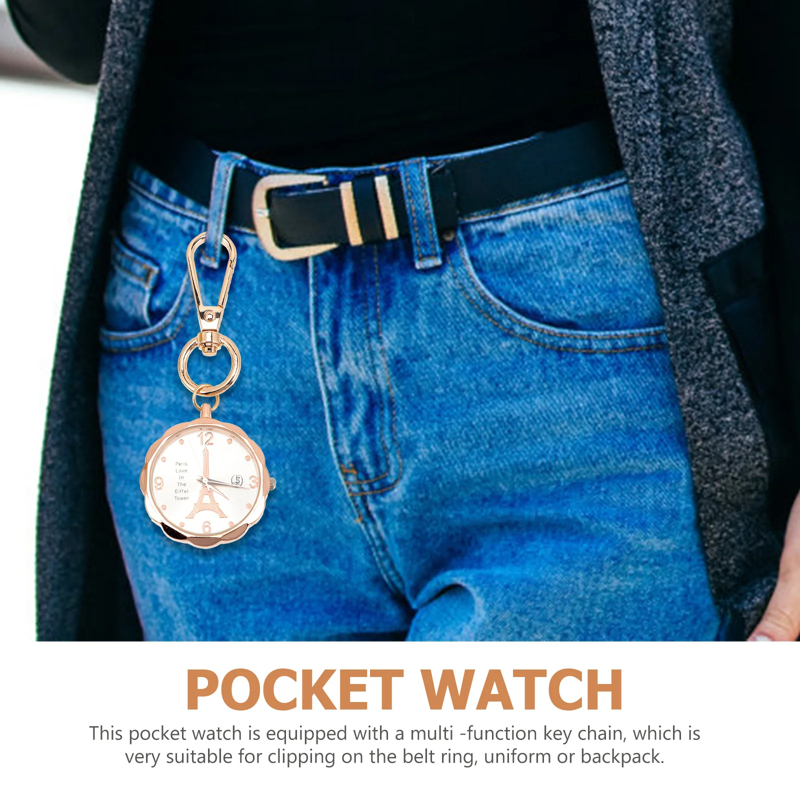 ساعة جيب ممرضة تتوهج في الظلام بمشبك على قلادة للنساء والرجال حزام الصدر للعمال في الهواء الطلق هدية عيد الميلاد والكريسماس #5