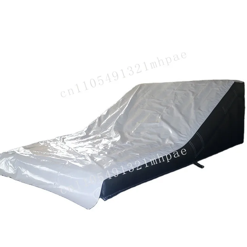 Inflatable Bike Ramp Jump Big Airborne Free Lander Soft Flatbed Bike Inflatable Landing Stunt Airbag