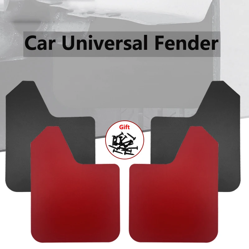 

Universal 4pcs Fender Mud Car Auto Pickup Truck Plastics Rigidity Sprayability Classic SUV Flaps Mudguards Splash Guards