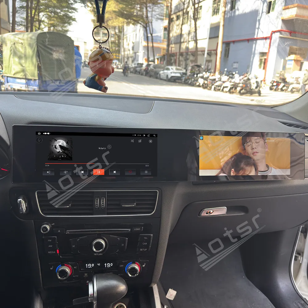12.3 Inch Wireless CarPlay Andorid Auto Car Radio For Audi Q5 2009-2017 GPS 12.3 HD Screen Multimedia Player GPS Car Accessories