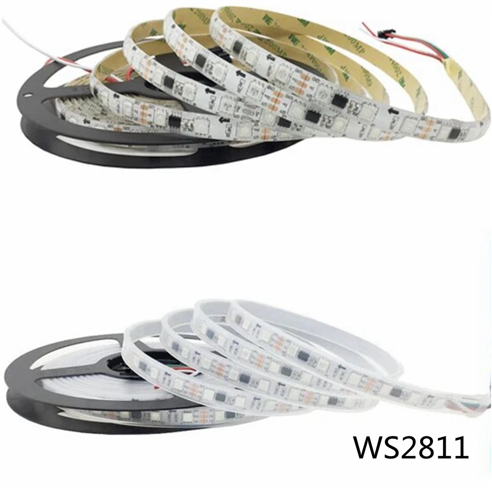 1M 144Leds/m WS2812B WS2813 WS2815 5050IP30/65/67 DC5V/12V RGB Full LED Intelligent and Independently Designed