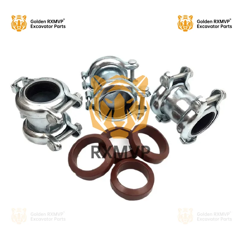 For Sany Sy Cat Hyundai Kobelco Hitachi 200 Rubber Assembly Hydraulic Oil Pipe Joint Sealing Rubber Ring Excavator Accessories