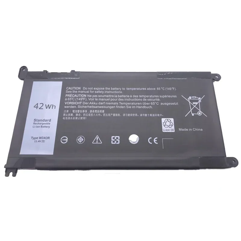 2024 New WDXOR  For  Inspiron 13 5000 5368 5378 7368 14 7000 7560 7460 5567 15MF PRO-1508T FW8KR WDX0R T2JX4 Laptop battery