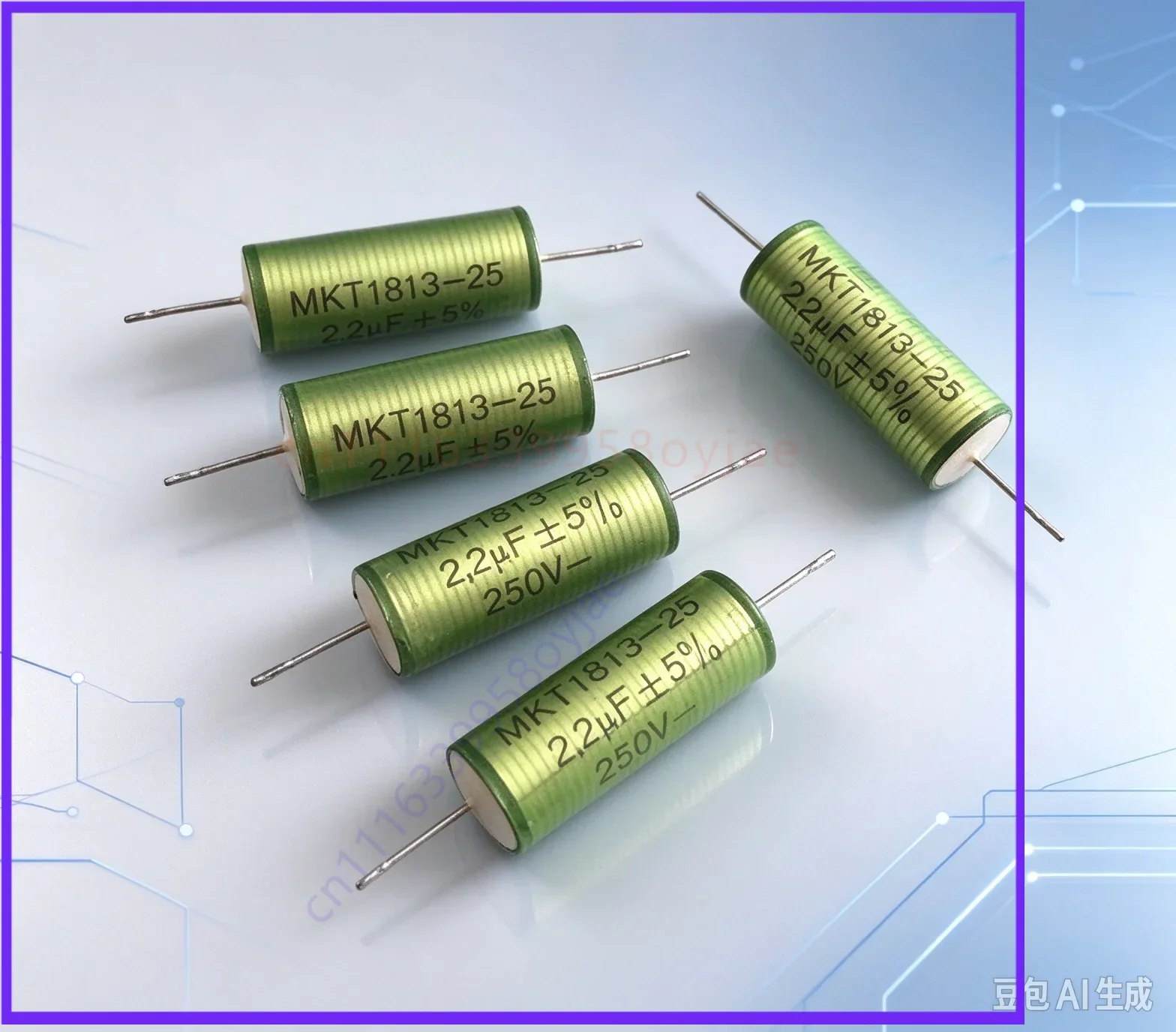 Premium for ERO MKT1812 2.2UF 250V Axial Film Capacitor  50pcs