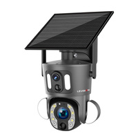 LS VISION 6K Dual Lens Wifi Solar Camera PTZ Cameras 10X Zoom 4G WiFi IP Network Technology with CMOS Sensor