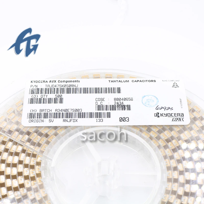 

SACOH High Quality Original Electronic Components Suppliers TAJD475K050RNJ 2PCS