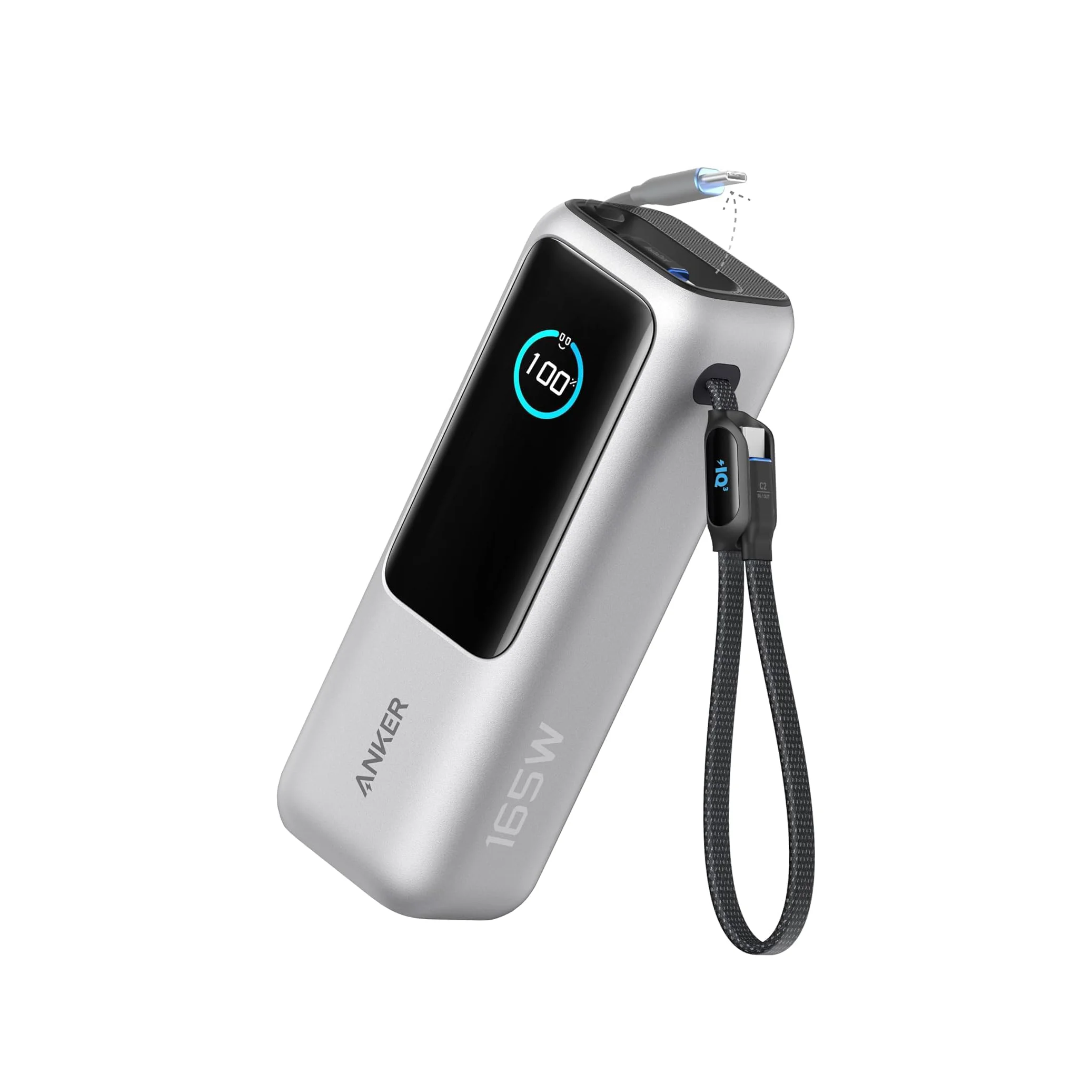 

ANKER Power Bank для ноутбука, портативное зарядное устройство емкостью 25 000 мАч с тройными портами USB-C мощностью 100 Вт для зарядки нескольких устройств