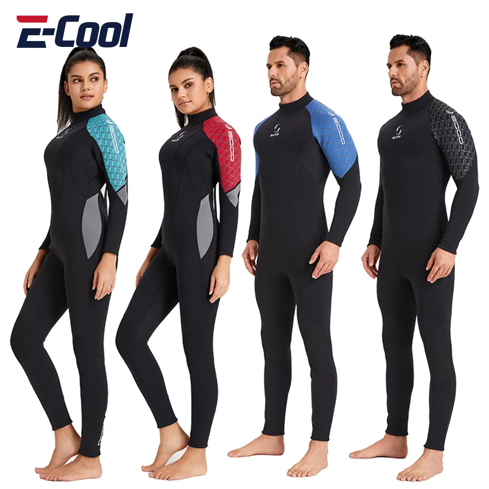 

3MM Neoprene Wetsuit Men and Women Surf Scuba Diving Suit Equipment Underwater Fishing Spearfishing Kitesurf Swimwear Wet Suit