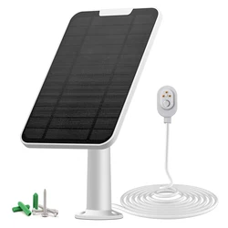 Waterproof Solar Panel for Camear Arlo Magnetic Charging Camera Arlo Pro 5S/Arlo Pro 4/Pro 3 Pro 3/Floodlight/Ultra 2/Ultra etc.