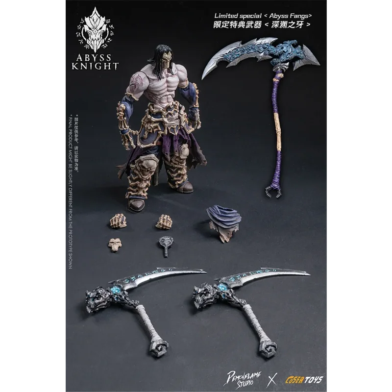【السلع البقعة】الأصلي PEMCVFLAME STUDIO X COSERTOYS Darksiders 2 الموت المنقولة لعبة مجسمة جمع ABYSS KNIGHT AD-005 1/12