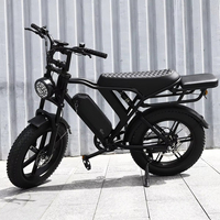 SXLL V20 20-inch electric bicycle 48V 15Ah steel frame Fatbike 250W 750w 1500W lithium battery LCD rear hub motor 20-inch 7-spee